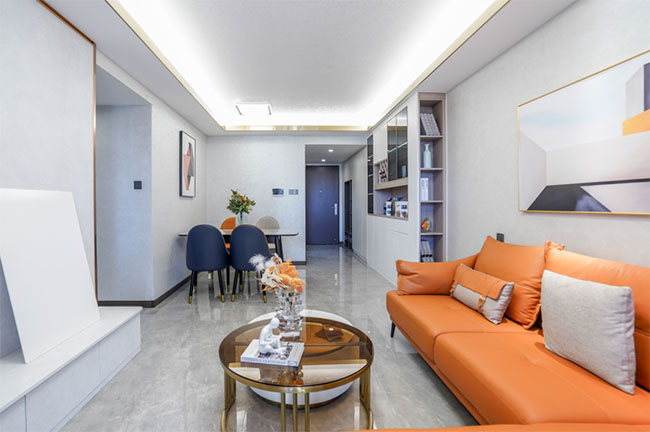 95㎡輕奢風(fēng)，因地制宜的設(shè)計(jì)，展現(xiàn)年人輕獨(dú)特生活理念